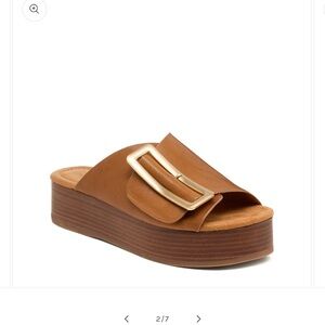 Kelsi Dagger Platform Slide Sandals